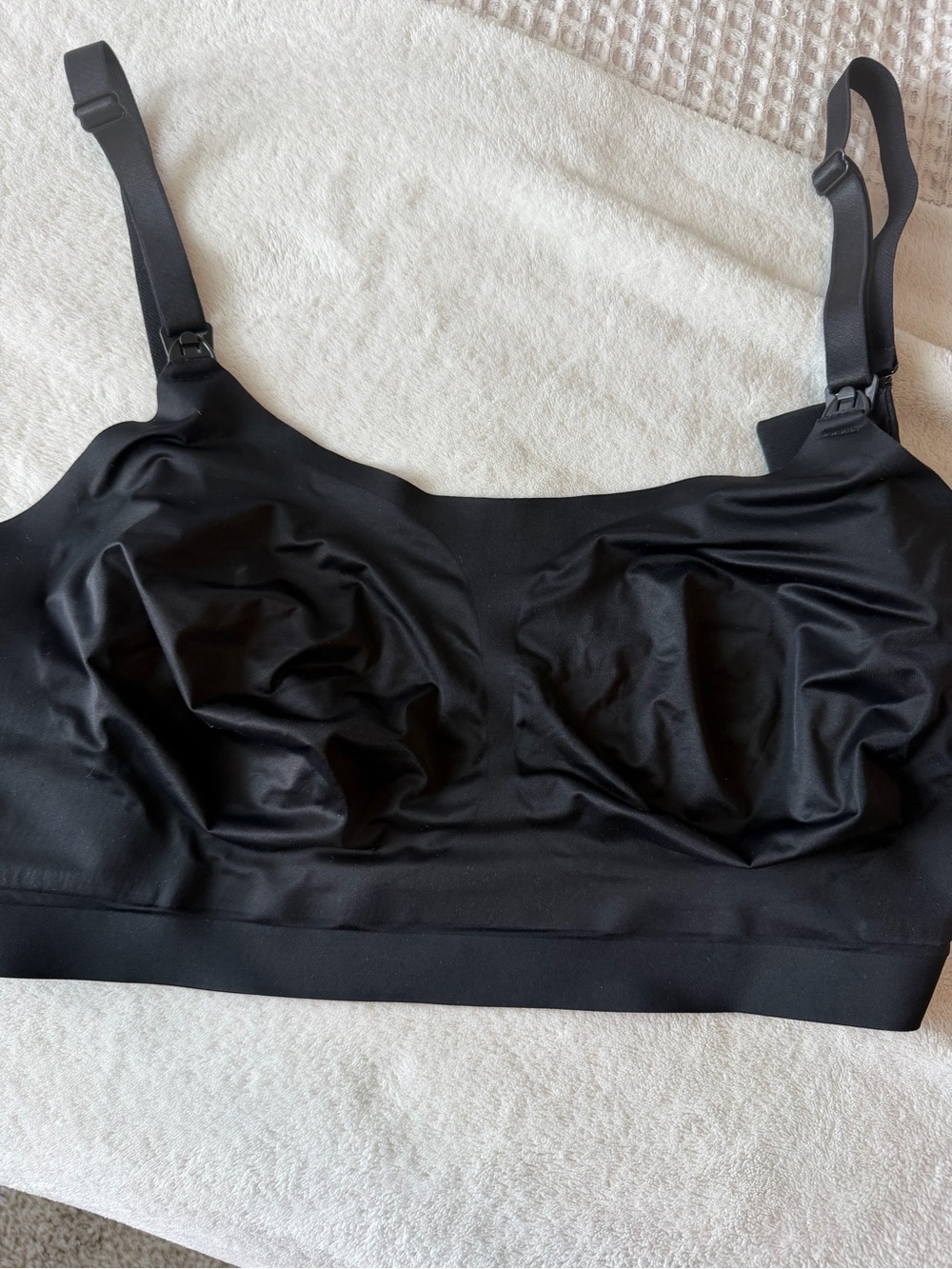 Soma Black Wireless Seamless Nursing Sports Bra